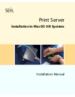 Предварительный просмотр 1 страницы SEH Mac OS 8 Installation Manual