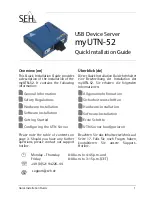 SEH myUTN-52 Quick Installation Manual preview