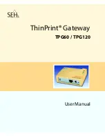 SEH ThinPrint TPG120 User Manual preview