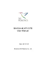 SEI Robotics SK410A User Manual preview