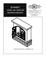 SEI ASPEN FA700400TX Assembly Instruction Manual предпросмотр