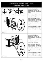 Предварительный просмотр 5 страницы SEI Carverdale Corner Vanity Sink BT7871A0TX Assembly Instructions Manual