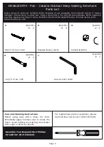 Предварительный просмотр 3 страницы SEI Catania OD662200TX Assembly Instructions Manual