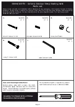 Предварительный просмотр 8 страницы SEI Catania OD662200TX Assembly Instructions Manual