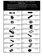 Preview for 2 page of SEI CLAREMONT FA931000TX-CHERRY Assembly Instructions Manual