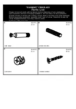 Preview for 2 page of SEI ELKMONT FA928300TX Assembly Instruction Manual