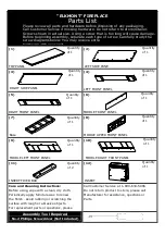 Preview for 3 page of SEI ELKMONT FA928300TX Assembly Instruction Manual