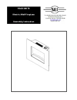 Preview for 1 page of SEI FA433300TX Assembly Instruction Manual