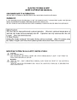 Preview for 2 page of SEI FA525500TX Assembly Instruction Manual