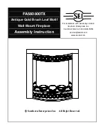 SEI FA580800TX Assembly Instruction Manual preview