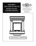 SEI FA581600TX Assembly Instruction Manual preview