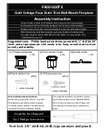 Предварительный просмотр 2 страницы SEI FA581600TX Assembly Instruction Manual