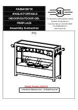 SEI FA584100TX Assembly Instruction Manual preview