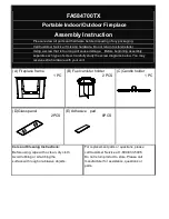 Предварительный просмотр 2 страницы SEI FA584700TX Assembly Instruction Manual