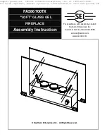 SEI FA586700TX Assembly Instruction Manual preview