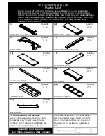 Preview for 3 page of SEI FA8575 Assembly Instructions Manual