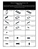 Preview for 2 page of SEI FA982500TX Assembly Instructions Manual