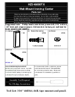 Preview for 2 page of SEI HZ348000TX Assembly Instruction