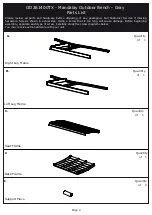 Предварительный просмотр 2 страницы SEI Mandalay OD261400TX Assembly Instructions