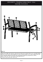 Предварительный просмотр 4 страницы SEI Mandalay OD261400TX Assembly Instructions