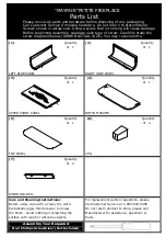 Preview for 3 page of SEI MAYFAIR FA9111 Assembly Instructions Manual