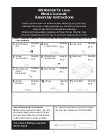 Preview for 2 page of SEI MS904500TX Assembly Instructions Manual