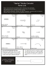 Preview for 3 page of SEI Narita MS9918 Assembly Instructions Manual