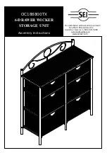 Preview for 1 page of SEI OC188800TX Assembly Instructions