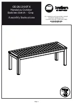 SEI OD261300TX Assembly Instructions Manual предпросмотр