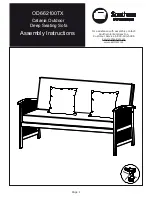 Preview for 1 page of SEI OD662100TX Assembly Instructions