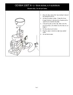 Preview for 3 page of SEI OD964100TX Assembly Instructions