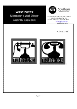 Preview for 1 page of SEI WS531500TX Assembly Instructions