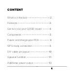 Preview for 2 page of Seidio G2500 User Manual