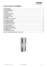 Preview for 1 page of Seifert 751220B001 User Manual