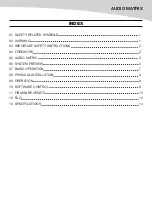 Preview for 2 page of SEIKAKU TECHNICAL GROUP AUDIO MATRIX RPM200 User Manual