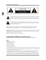 Предварительный просмотр 4 страницы Seiki LC40TZM Instruction Manual