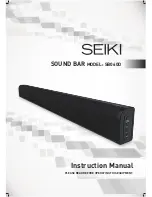 Предварительный просмотр 1 страницы Seiki SB060D Instruction Manual