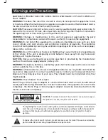 Предварительный просмотр 3 страницы Seiki SB060D Instruction Manual