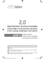 Seiki SB201C User Manual preview