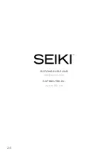 Предварительный просмотр 24 страницы Seiki SC-4200MV Instruction Manual