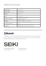 Предварительный просмотр 16 страницы Seiki SC210SBWH Instruction Manual