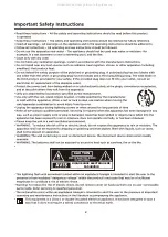 Предварительный просмотр 2 страницы Seiki SC391TS Instruction Manual