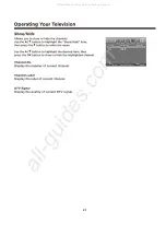 Предварительный просмотр 21 страницы Seiki SC391TS Instruction Manual