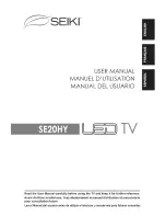 Preview for 1 page of Seiki SE20HY User Manual