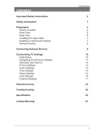 Preview for 2 page of Seiki SE242TS User Manual