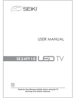 Seiki SE24FY10 User Manual предпросмотр