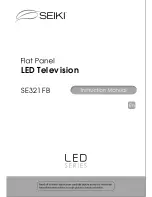 Seiki SE321FB Instruction Manual предпросмотр