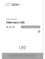 Предварительный просмотр 39 страницы Seiki SE321FB Instruction Manual