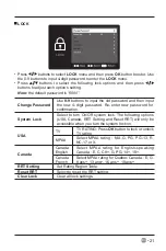 Предварительный просмотр 22 страницы Seiki SE50FYT User Manual