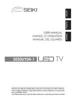 Seiki SE50UY04-1 User Manual preview
